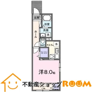 KK クリザンテーモ【1階】の間取り