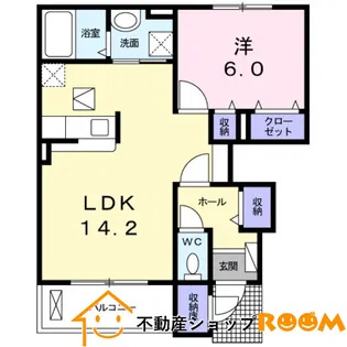Camellia Ⅰ【1階】の間取り