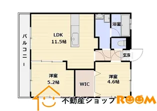 コーポFP【B-102号室】の間取り