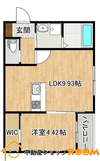 BRAVE BASE久留米南 【101号室】の間取り