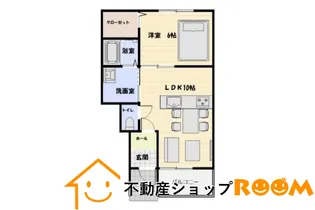 Legno【102号室】の間取り