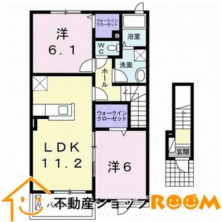 プラシード.ブレッザ【2階】の間取り