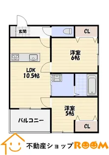 グローバルアリーナ【301号室】の間取り