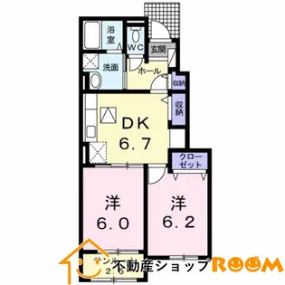 グランデ フィオーレⅠ【1階】の間取り