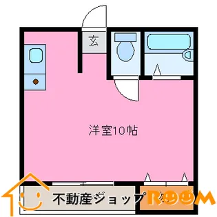 コスモハイツ熊野【205号室】の間取り