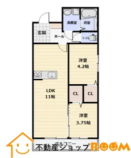 プレステージⅣ【201号室】の間取り