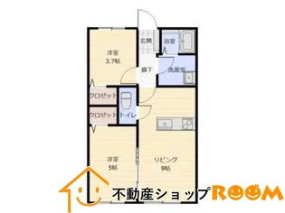 プレステージⅣ【202号室】の間取り