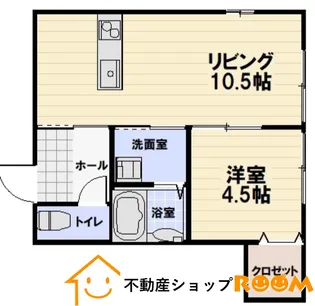 八女 STAR SQUARE East【203号室】の間取り