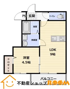 プレステージⅢ【102号室】の間取り
