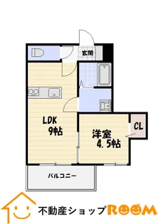 ROOMⅡ 【102号室】の間取り