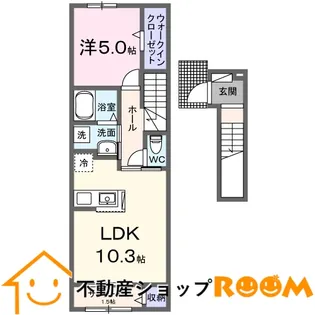 KK クリザンテーモ【2階】の間取り