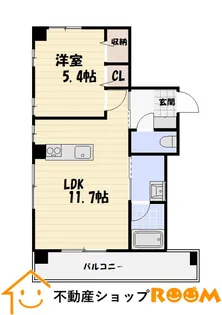 本社ビル【602号室】の間取り
