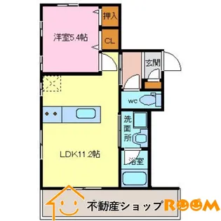 本社ビル【802号室】の間取り
