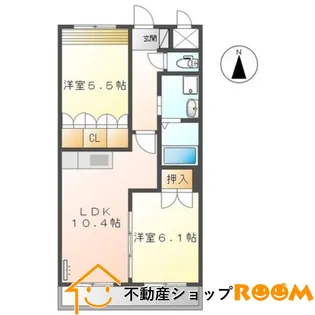 MICHIO【206号室】の間取り