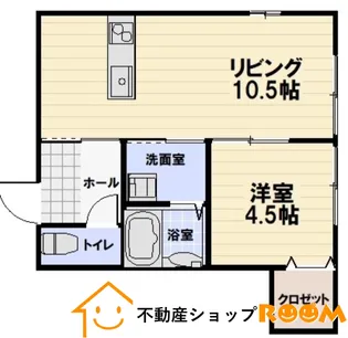 八女STAR SQUARE East【203号室】の間取り