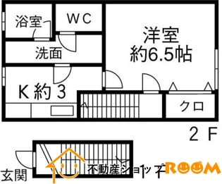 サンマリノ広川【2階】の間取り