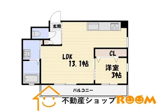 ROOM本社ビル【201号室】の間取り