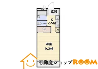 BRIZZ赤坂CANAL【301号室】の間取り