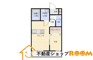 ガーデンテラス赤坂【205号室】の間取り