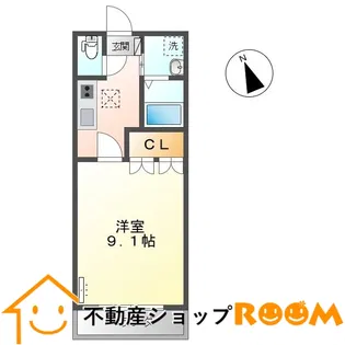 エル・シャトー【102号室】の間取り