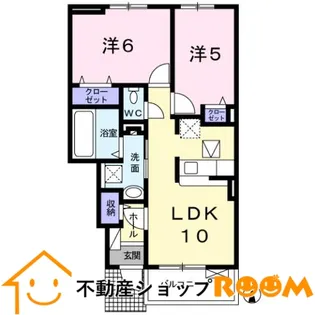 フォルツァ弐番館【1階】の間取り