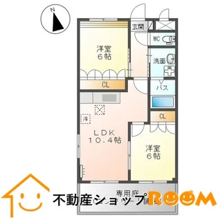 ラ・ファミーユ HA【1階】の間取り