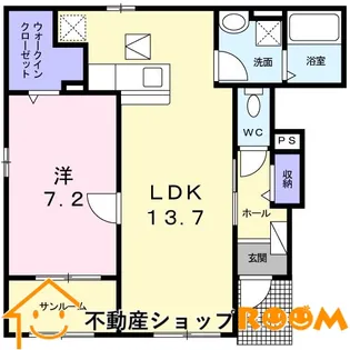 グランド・ソレーユ【101号室】の間取り