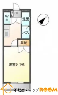 Shine Hill【201号室】の間取り