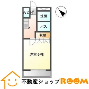 アシューレS・R【205号室】の間取り