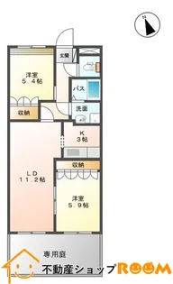 パストラル【105号室】の間取り