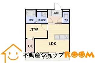 ガーデンテラス柳河【204号室】の間取り