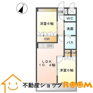 ソレイユ【106号室】の間取り