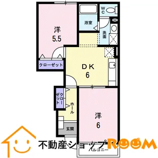 サン・ウィスティリア【1階】の間取り