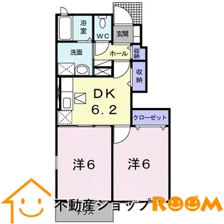 サン・カンナ・リリーⅠ【1階】の間取り