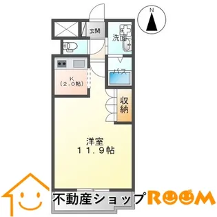 グレース【105号室】の間取り