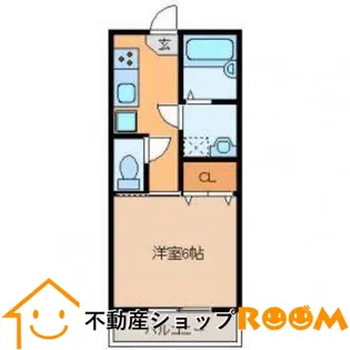 ウィステリアⅠ【301号室】の間取り