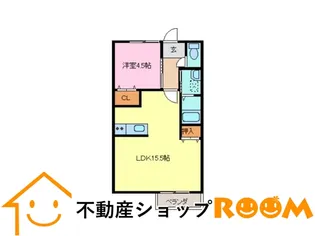 レイクパレス【201号室】の間取り