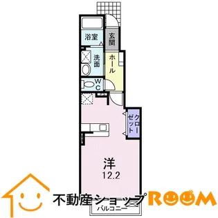 すいふようA【103号室】の間取り