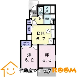 Andorre B【1階】の間取り