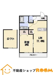 ファーデンベルク八丁牟田【2階】の間取り