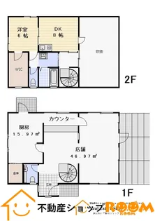 福岡県大牟田市大字歴木【一戸建】の間取り