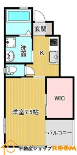 プラステート【1階】の間取り