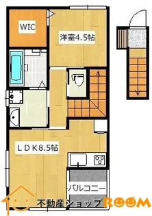 プラステート【2階】の間取り
