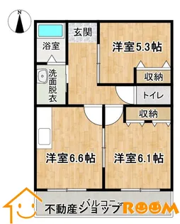 サンフォレスト【105号室】の間取り