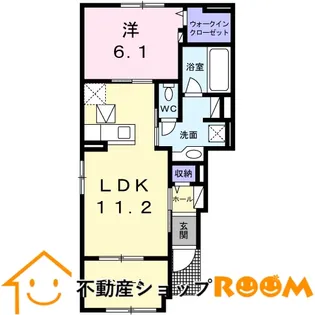 ニクセ【101号室】の間取り