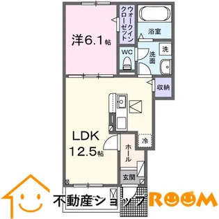 メゾンド瀬高 B【1階】の間取り