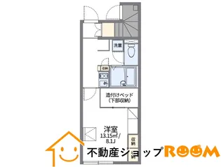 レオパレスシルカーヤ【101号室】の間取り