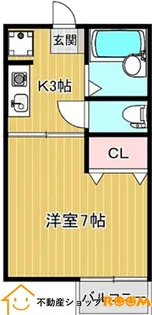 グレース A【106号室】の間取り