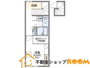 レオパレスシルカーヤ【203号室】の間取り