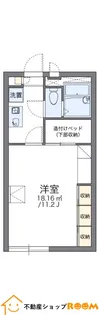 レオパレスウイロウ【107号室】の間取り